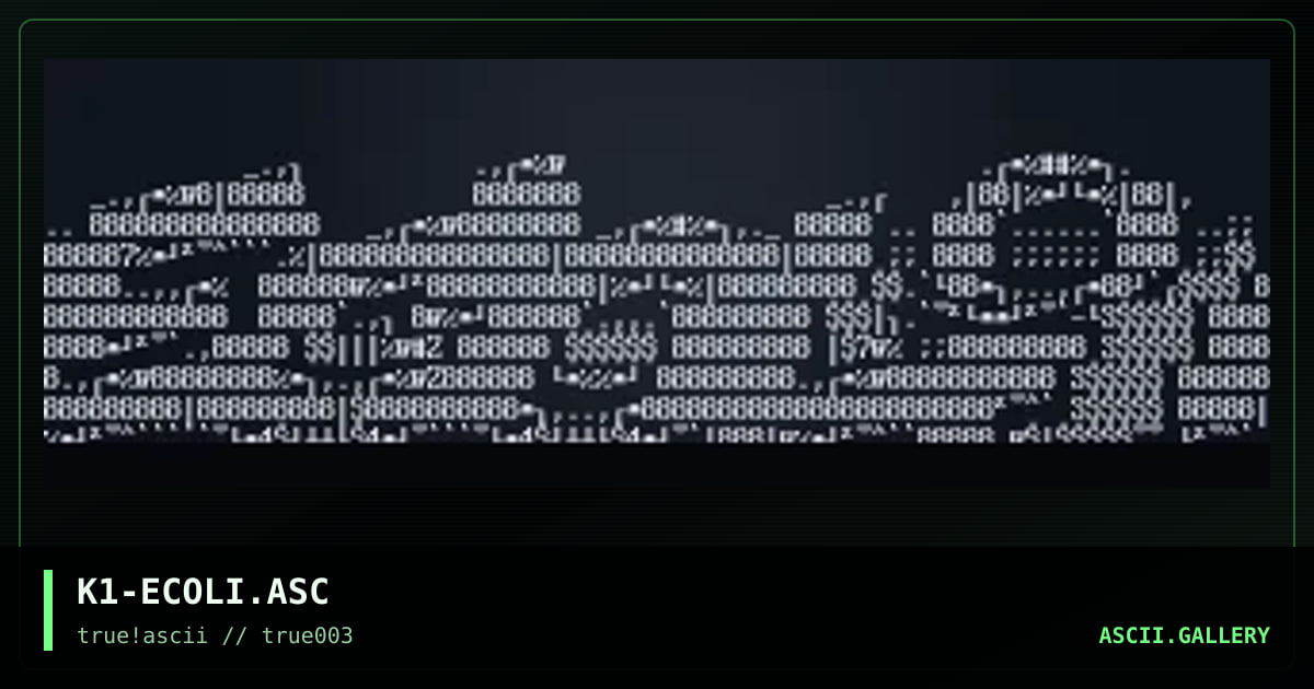 E-Coli, by knocturnal, 1999