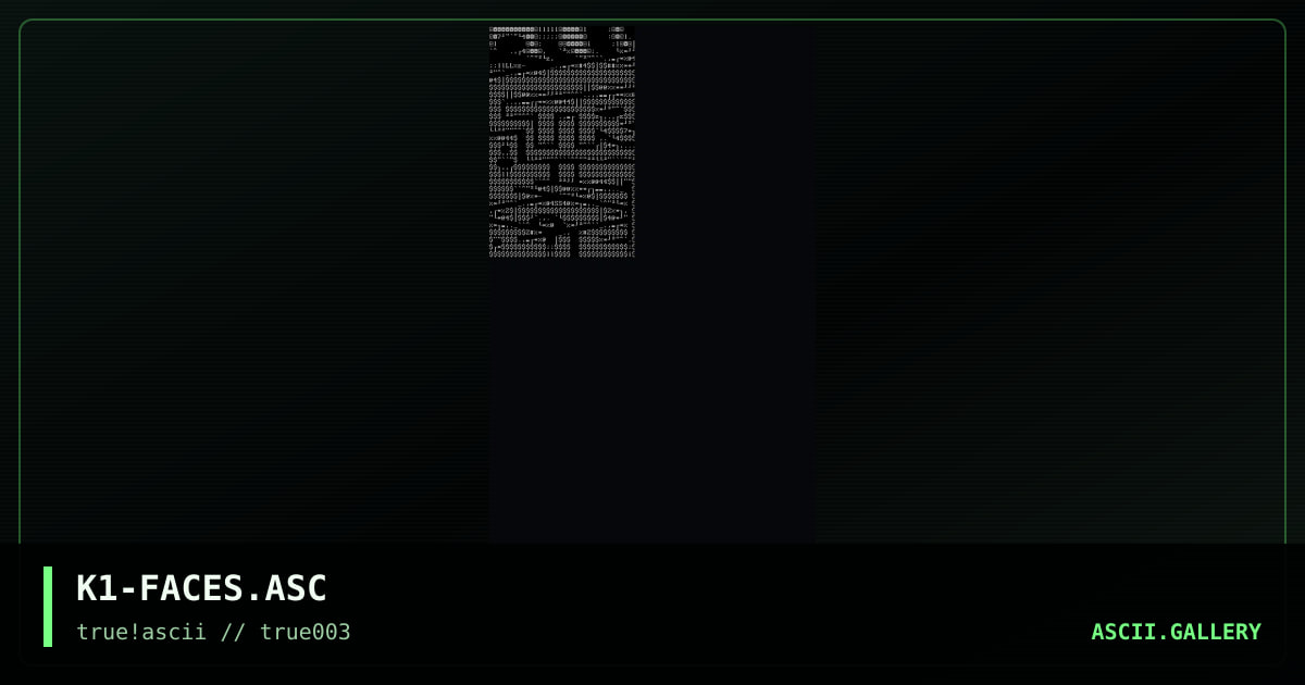 Faces, by knocturnal, 1999