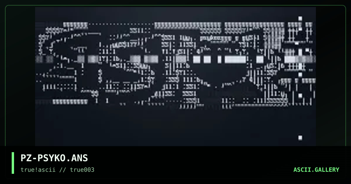 PZ-PSYKO.ANS, by psykoz, 1999