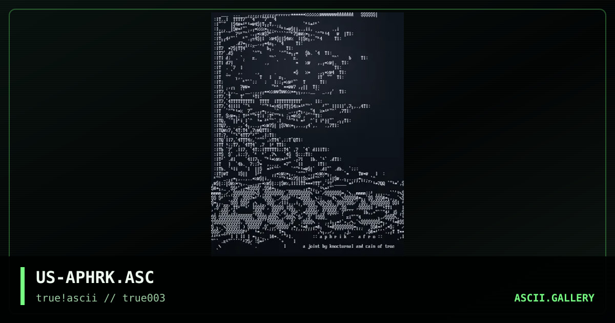 US-APHRK.ASC, by knocturnal, cain, 1999