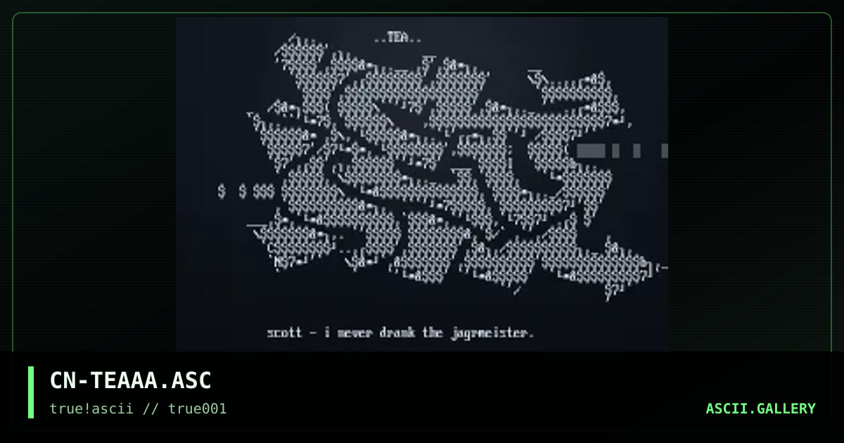 CN-TEAAA.ASC, by cain, 1999