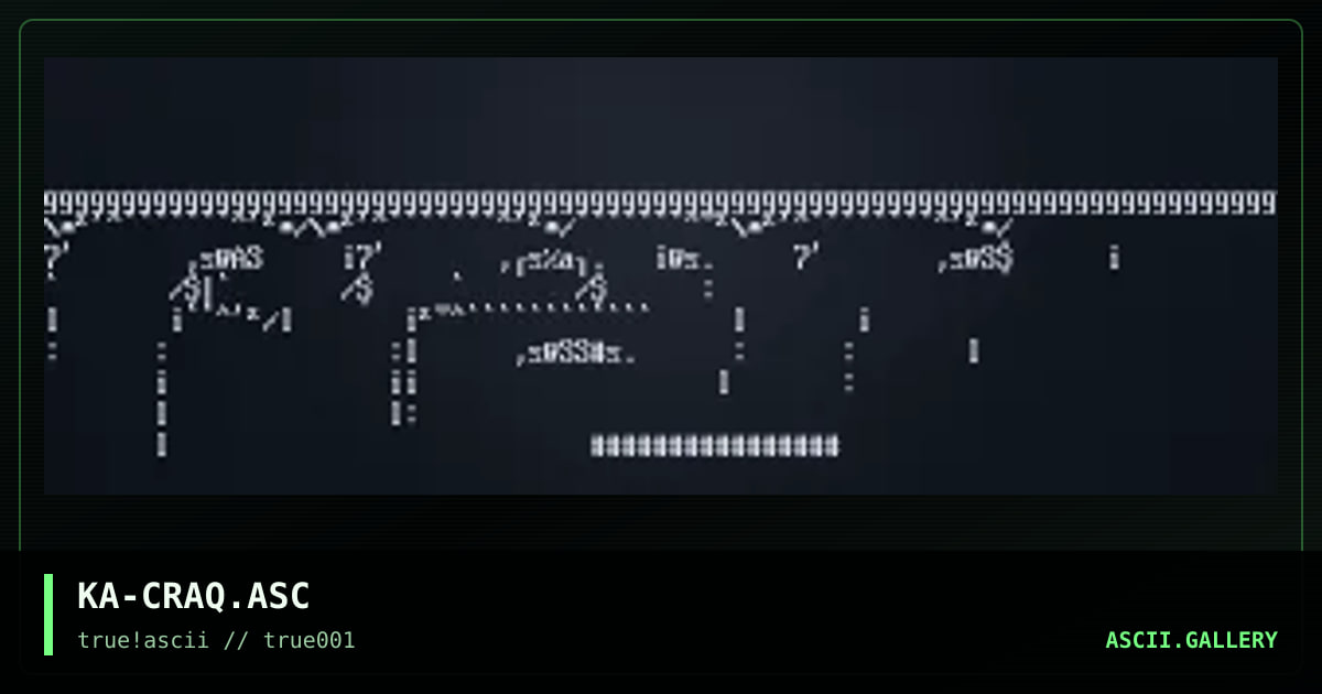 KA-CRAQ.ASC, by kaeslogic, 1999