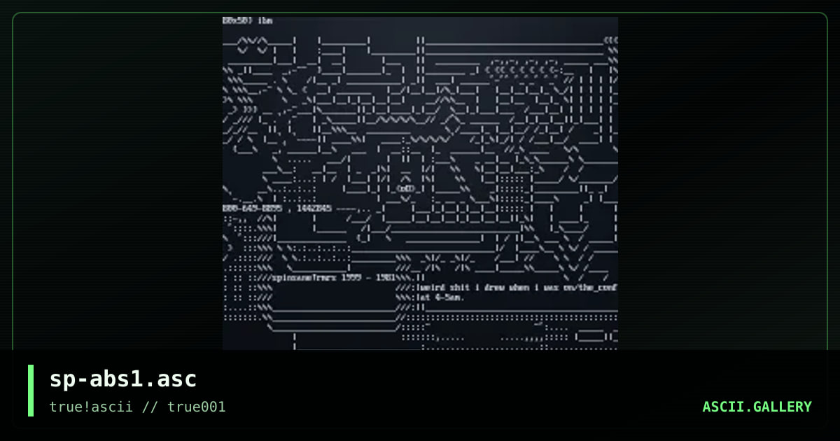 sp-abs1.asc, by spinsane, 1999
