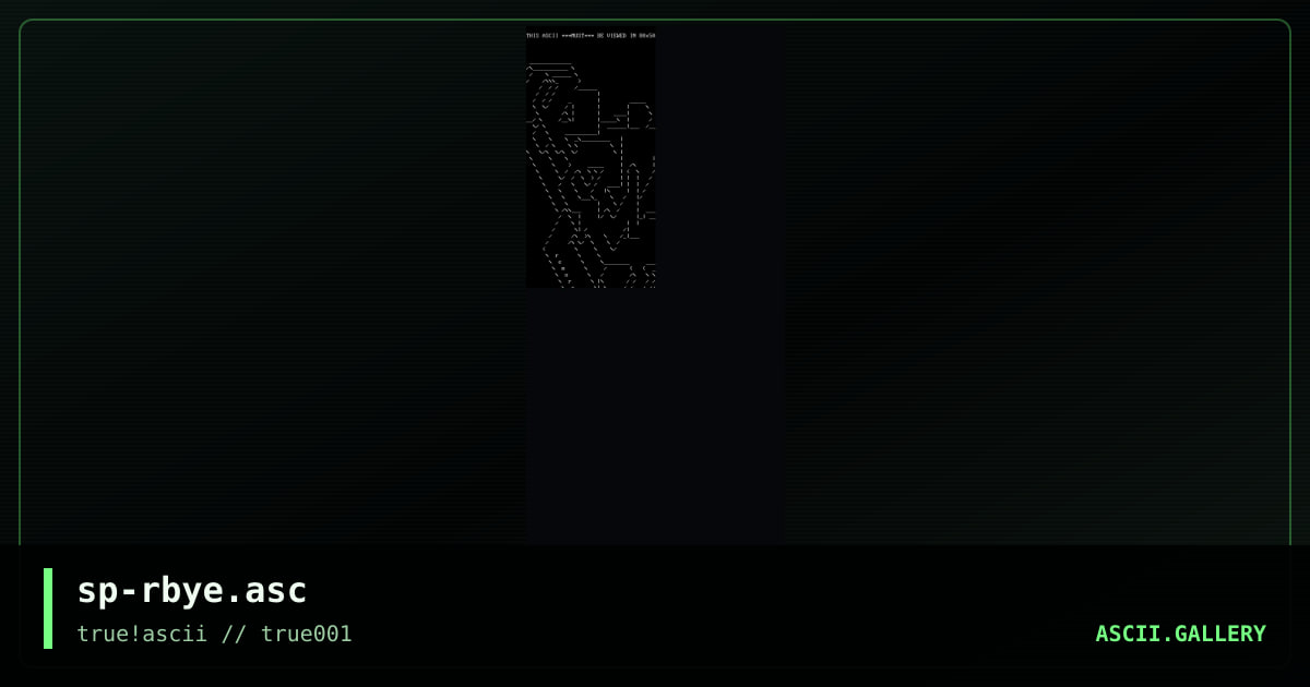 sp-rbye.asc, by spinsane, 1999
