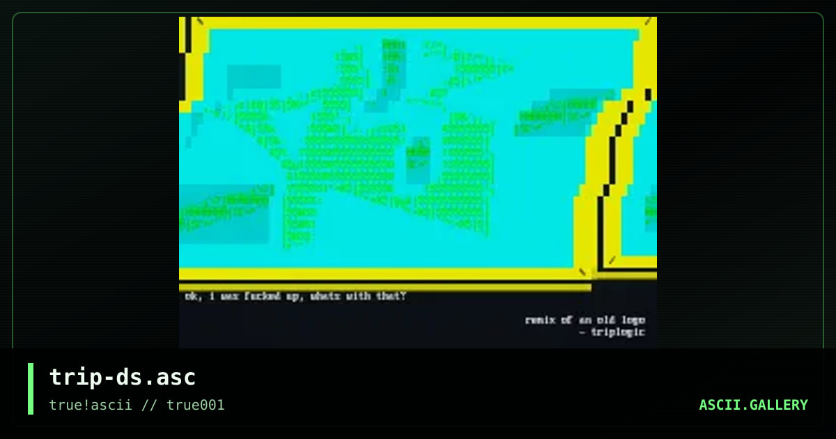 Drown Soda, by tripulogic, 1999