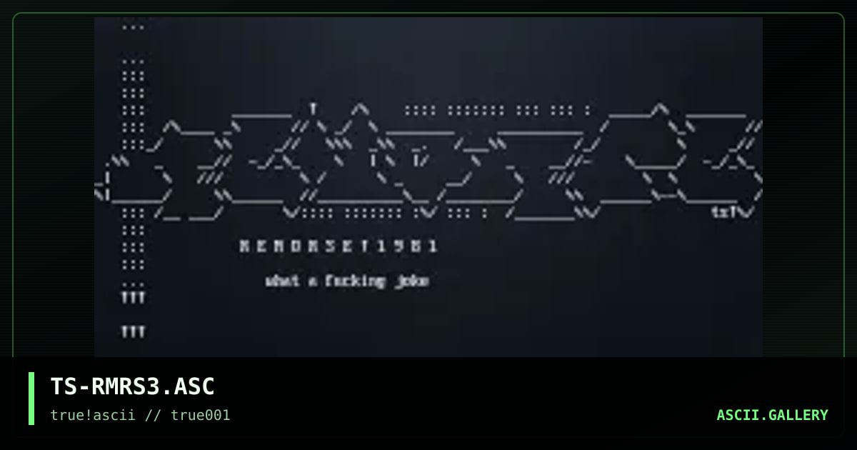 TS-RMRS3.ASC, by tesko suicide, 1999