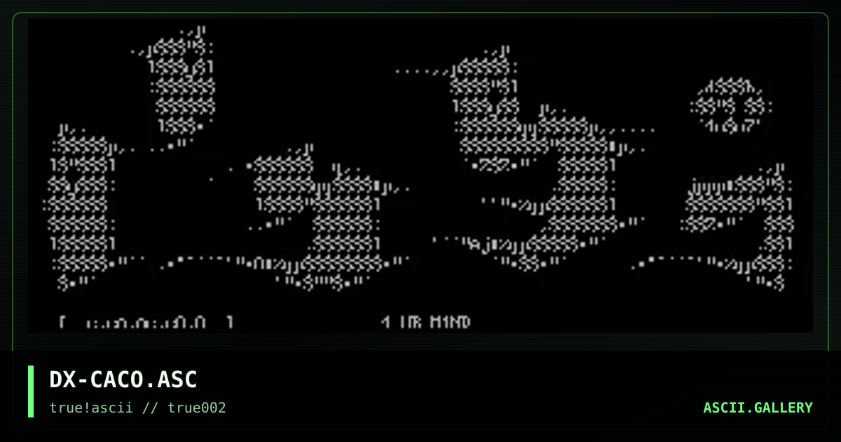 DX-CACO.ASC, by drax, 1999