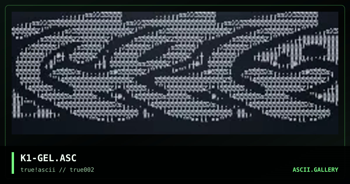 K1-GEL.ASC, by knocturnal, 1999