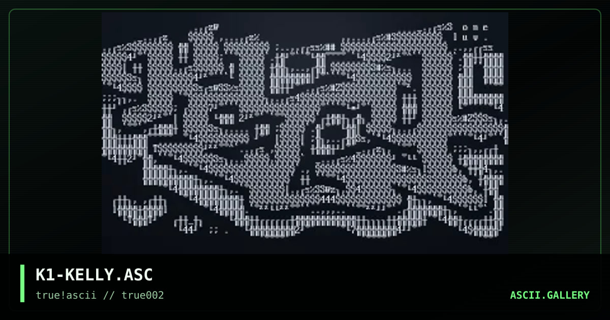 K1-KELLY.ASC, by knocturnal, 1999