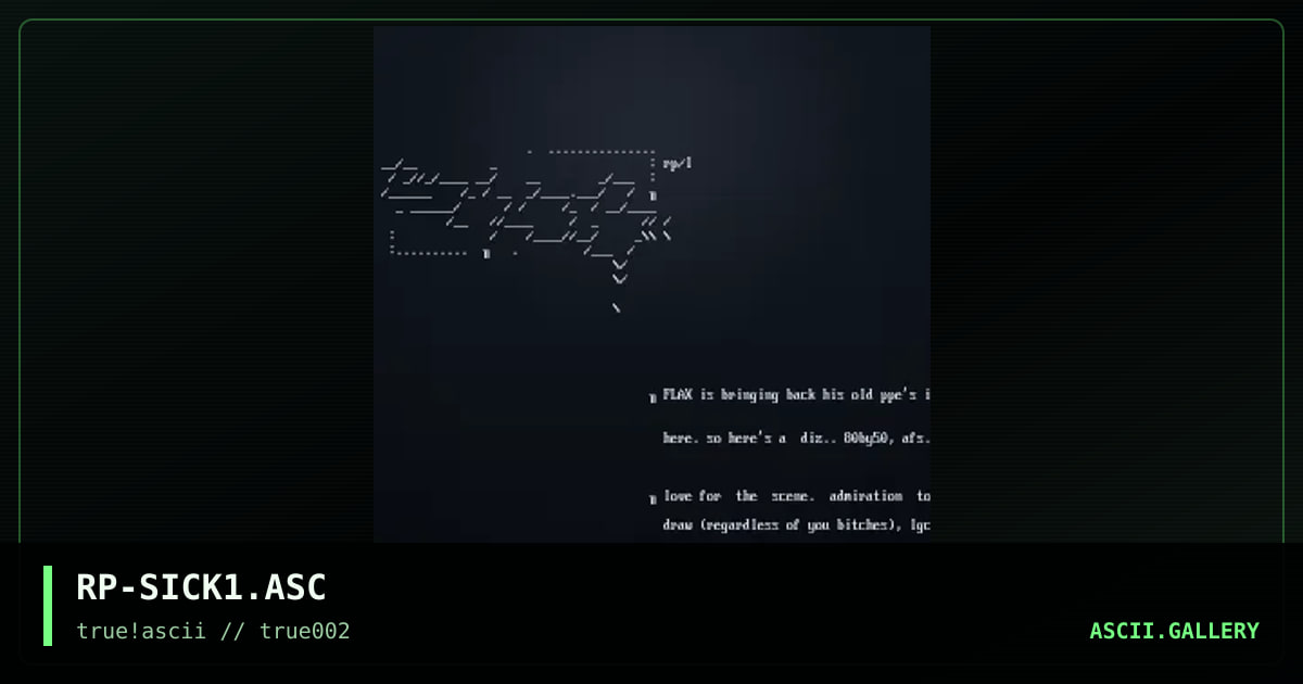 RP-SICK1.ASC, by rippa, 1999