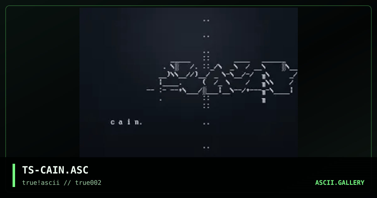 TS-CAIN.ASC, by tesko suicide, 1999