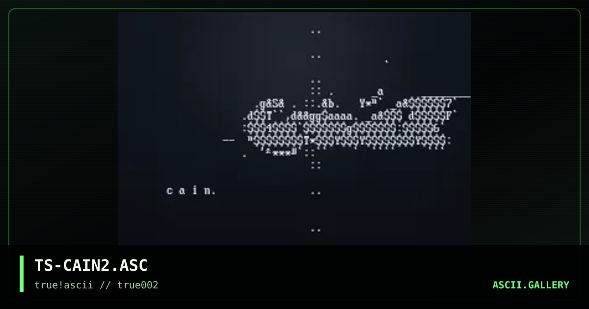 TS-CAIN2.ASC, by tesko suicide, 1999