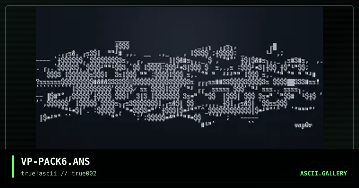 VP-PACK6.ANS, by vapor, 1999