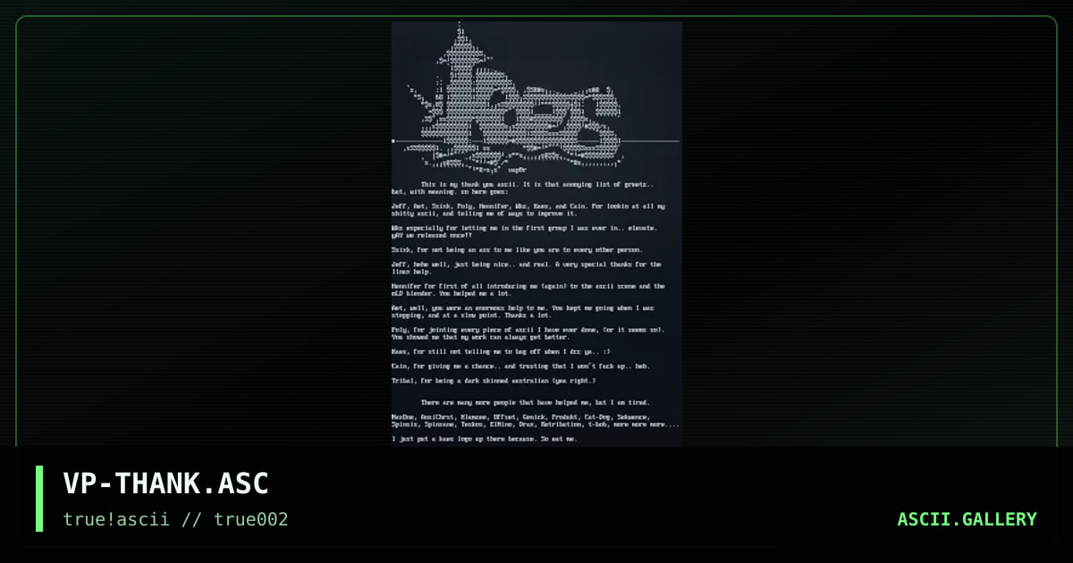 VP-THANK.ASC, by vapor, 1999