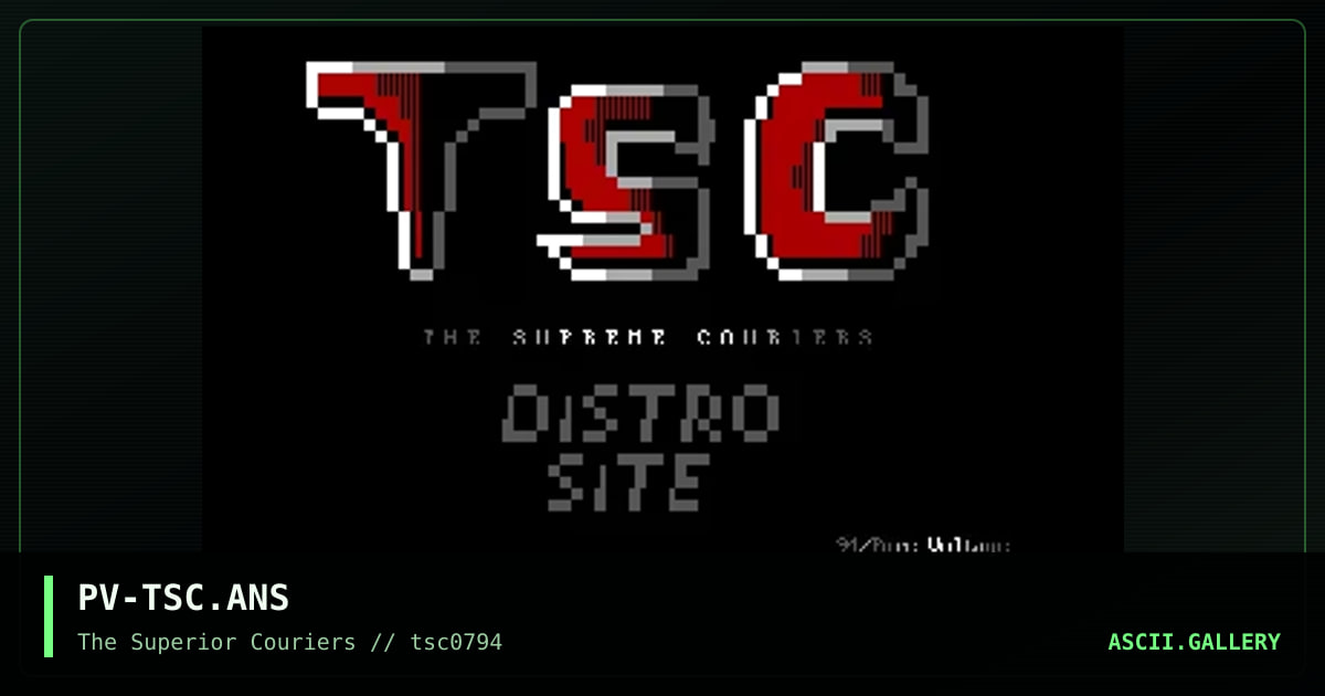 PV-TSC.ANS, by pure voltage, 1994