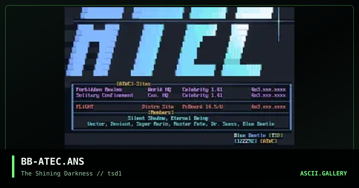 BB-ATEC.ANS, by blue beetle, 1993