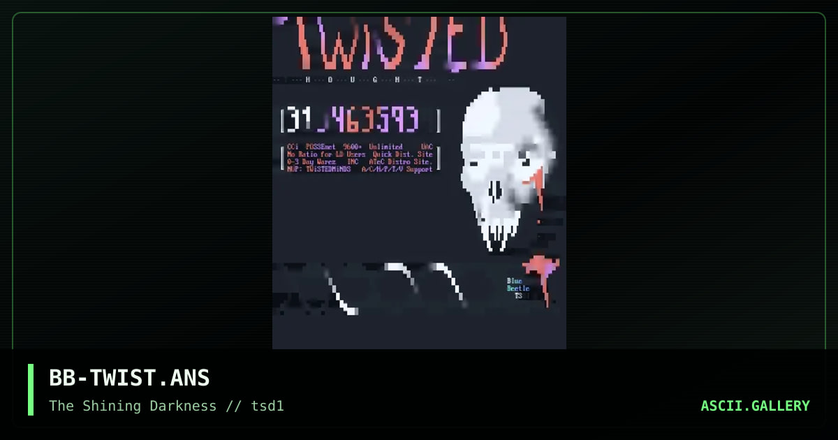 BB-TWIST.ANS, by blue beetle, 1993