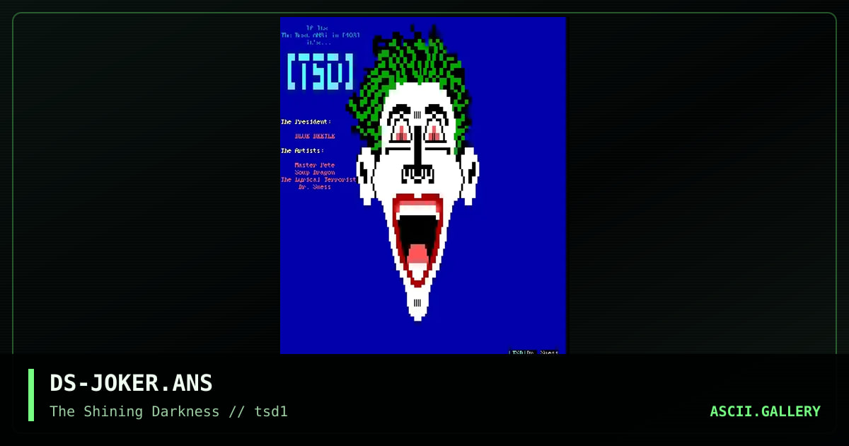 DS-JOKER.ANS, by dr suess, 1993