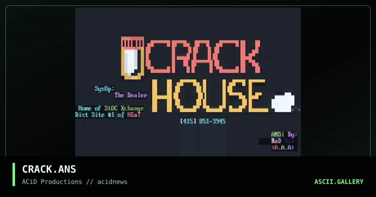 CRACK.ANS, by rad man, 1990