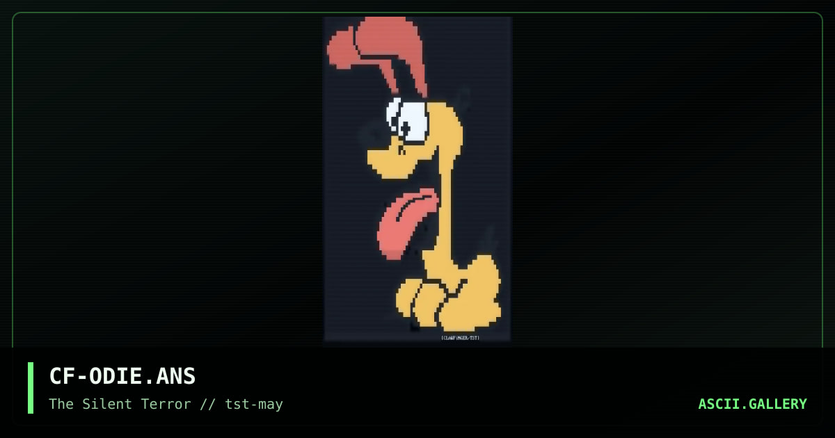 CF-ODIE.ANS, by clawfinger, 1995