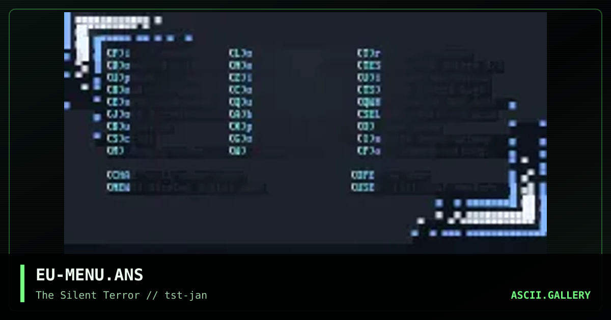 EU-MENU.ANS, by evil uncle, 1995
