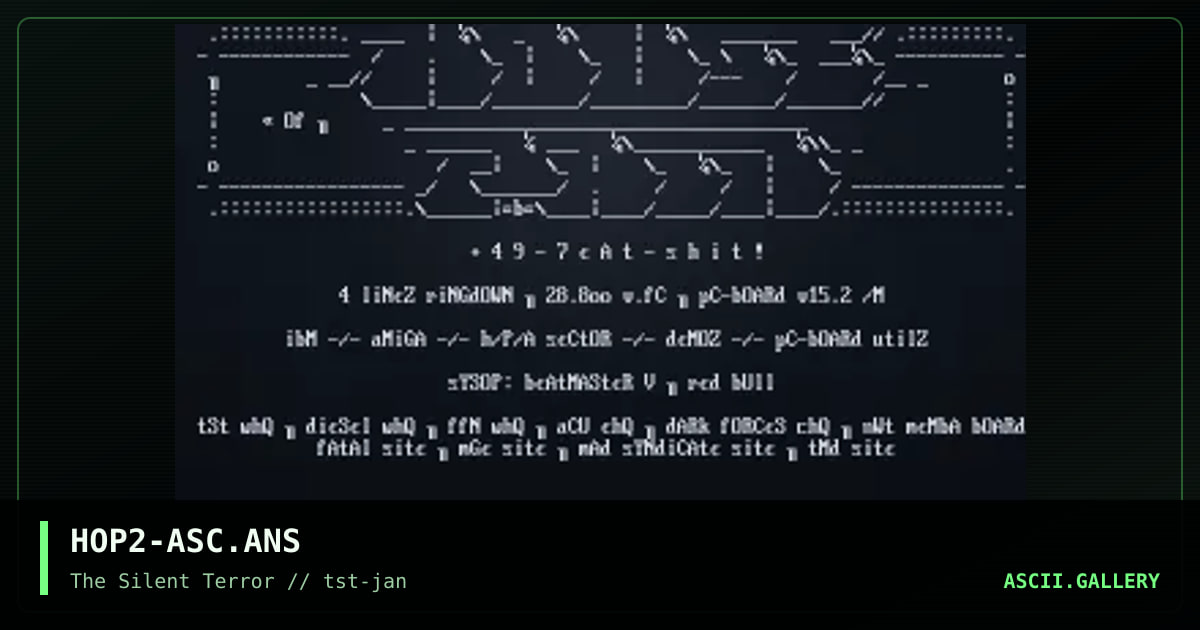 HOP2-ASC.ANS, by tst, 1995