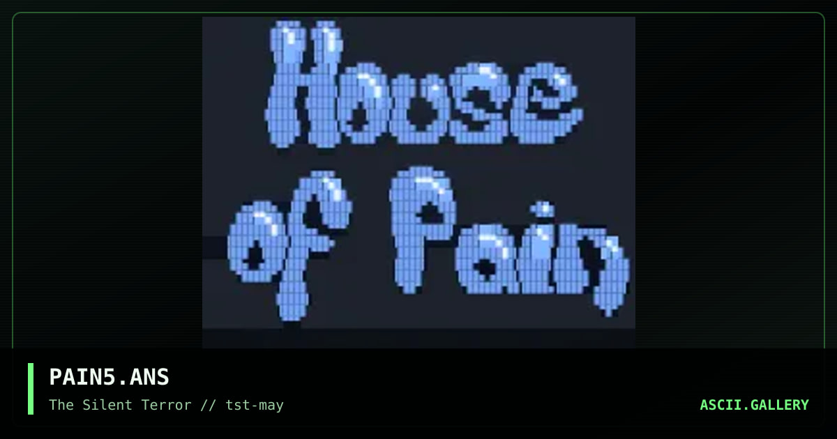 PAIN5.ANS, by beatmaster v, 1995