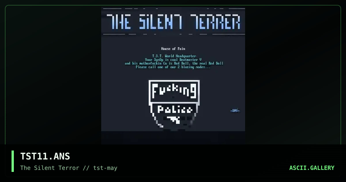 TST11.ANS, by beatmaster v, 1995
