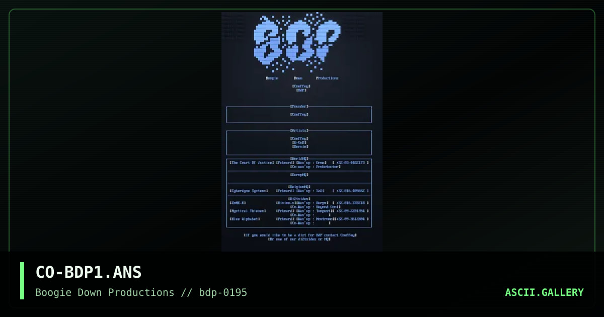 Nfo, by coeffey, 1995