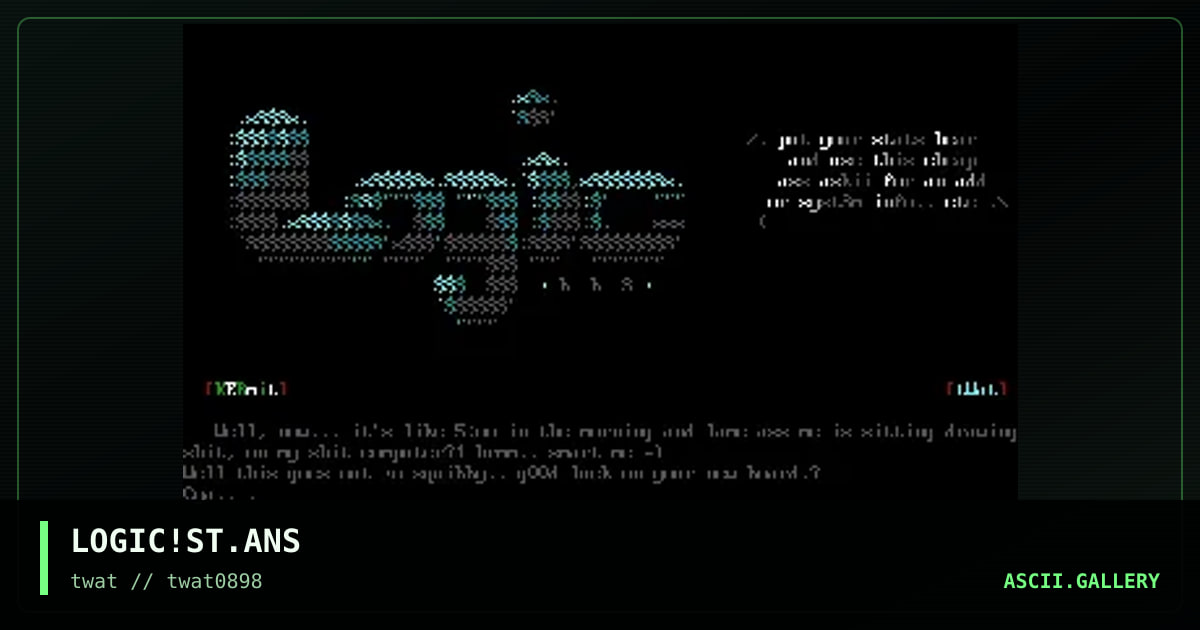 LOGIC!ST.ANS, by untagged, 1998