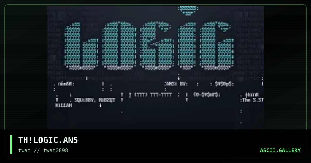 TH!LOGIC.ANS, by think, 1998