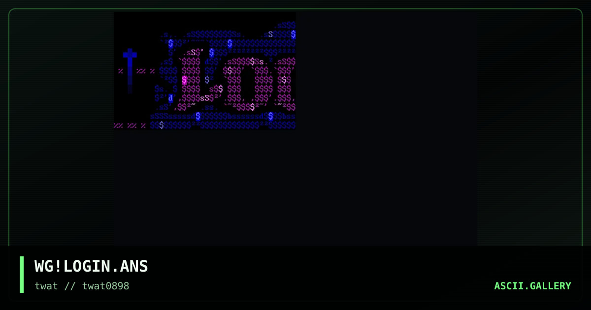 WG!LOGIN.ANS, by wargod, 1998