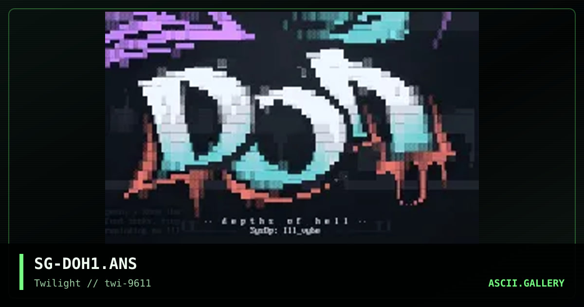 Depths of Hell, by snake grunger, 1996