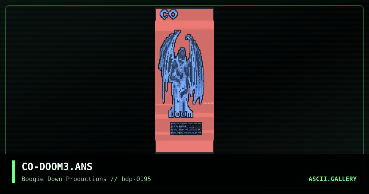 Doom, by coeffey, 1995