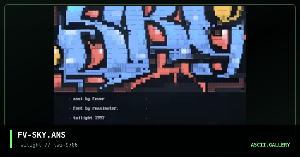 Sky, by fever, 1997