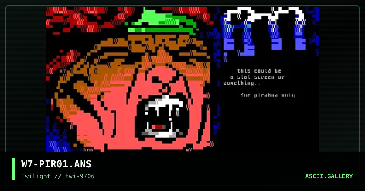 Pirahna, by whitetrash, 1997