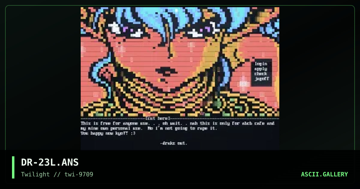 Anime Matrix, by lord drakul, 1997