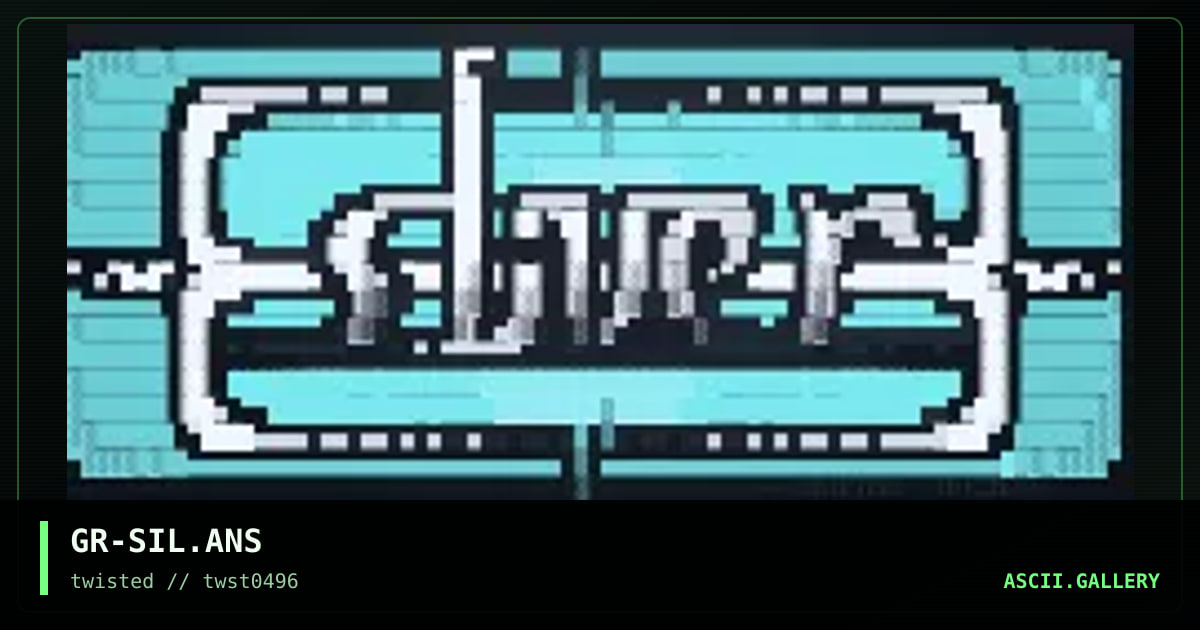 SiLVER L0G0, by grifter 905, 1996