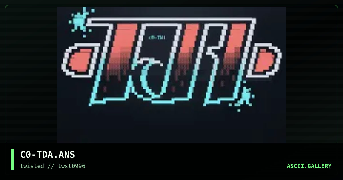tda, by count zero, 1996