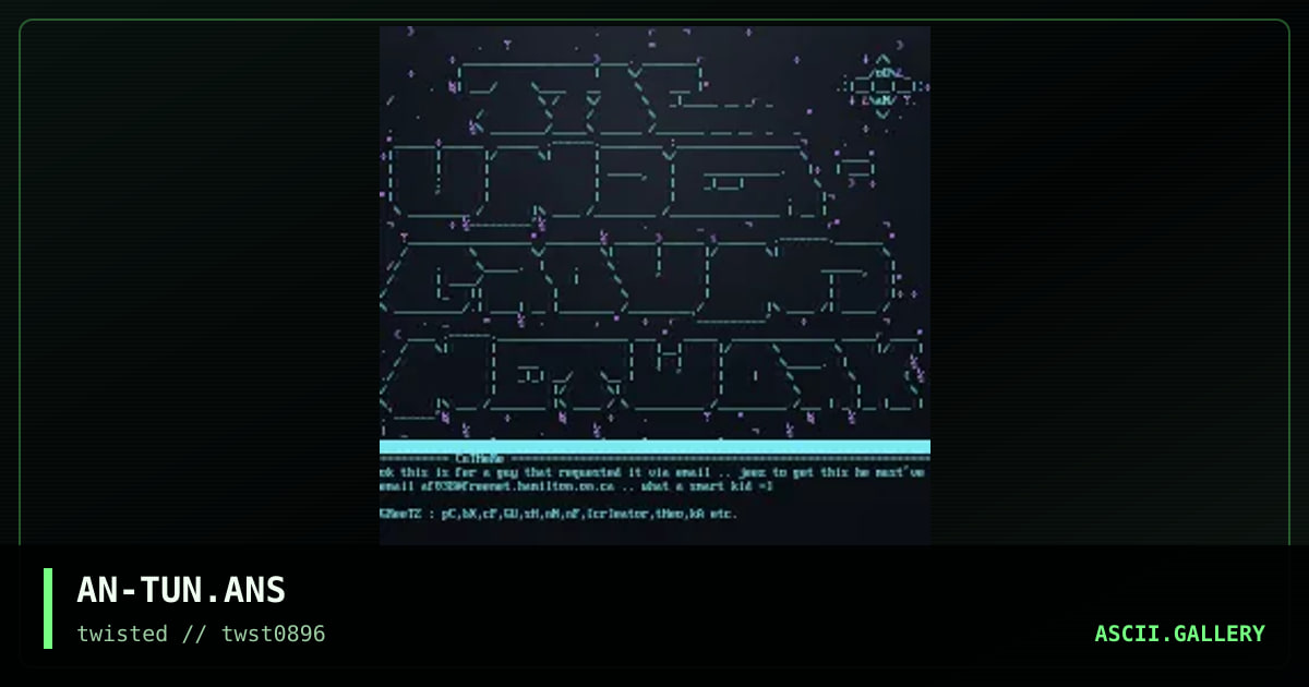.^THEUNDERGROUNDNETWERK^%., by angst-twisted, 1996