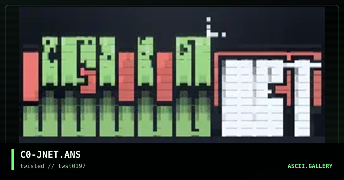 Jello Net, by count zero, 1997