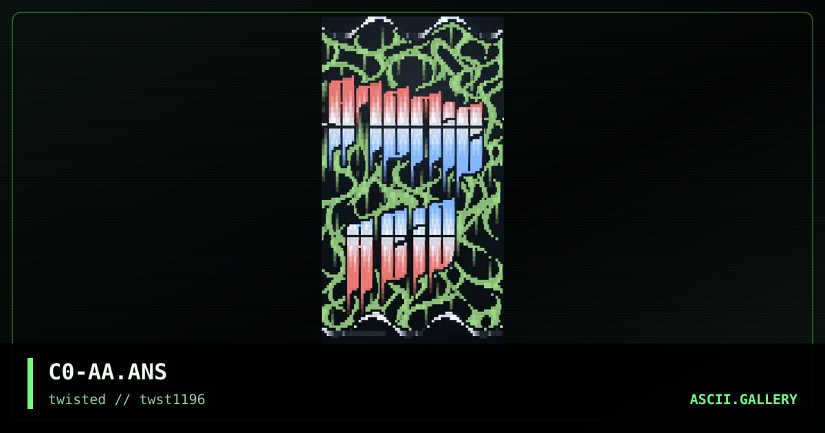 AT0MiC ACiD, by count zero, 1996