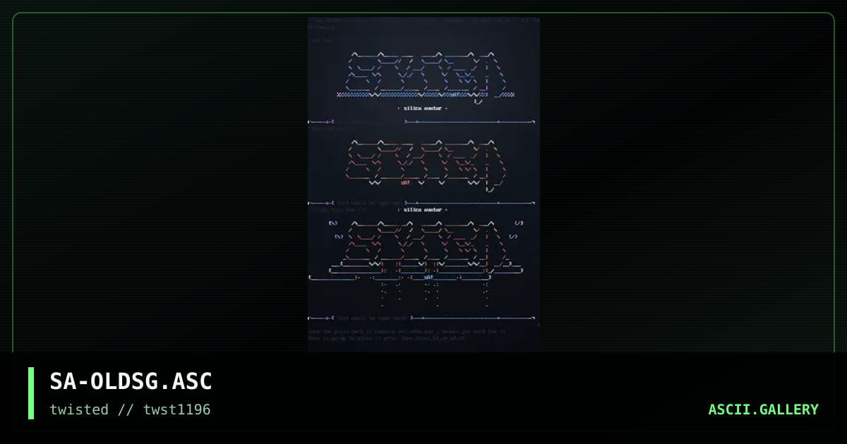 old school sigs, by silica avatar, 1996