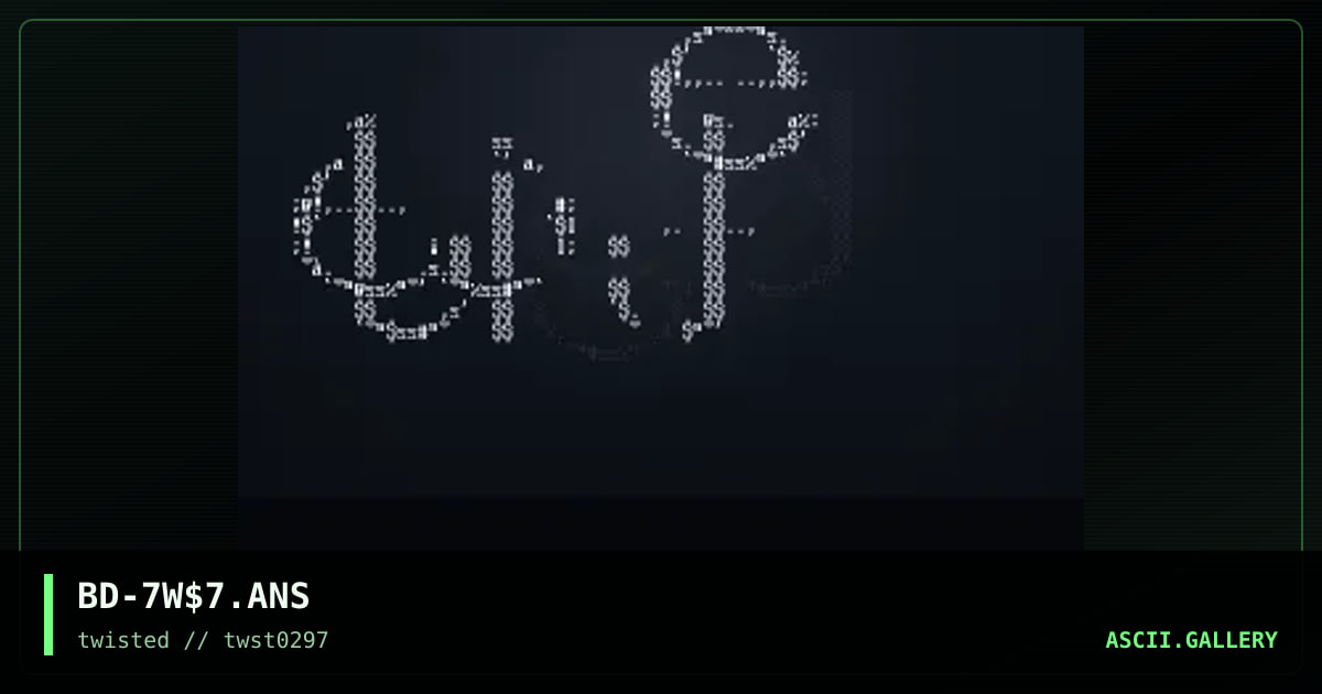 Twisted, by black demon, 1997