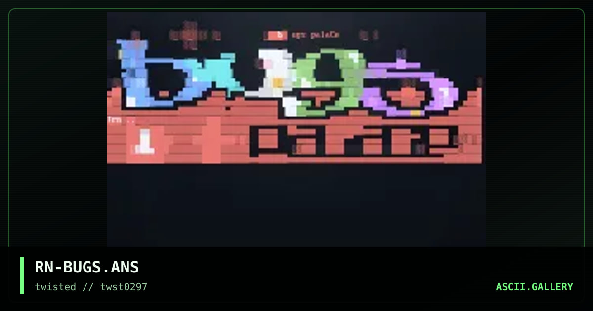 Bugs, by the ruiner, 1997