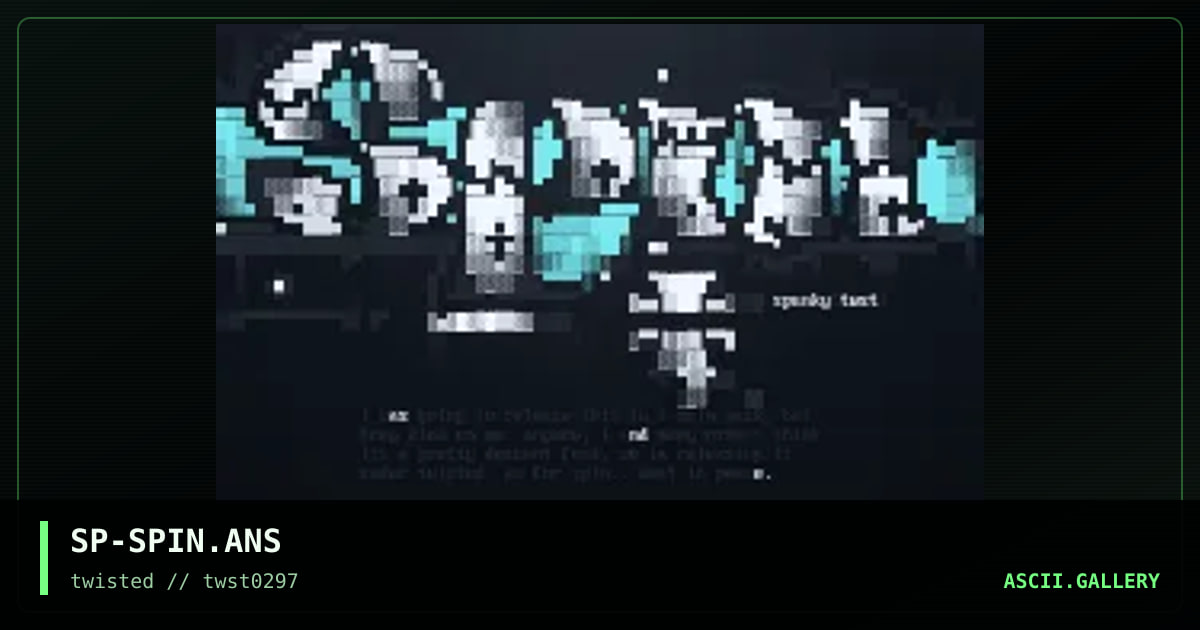 Spin (is dead) Logo, by spunky, 1997
