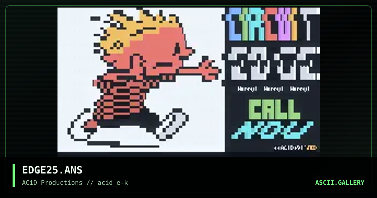 EDGE25.ANS, by jed, 1990