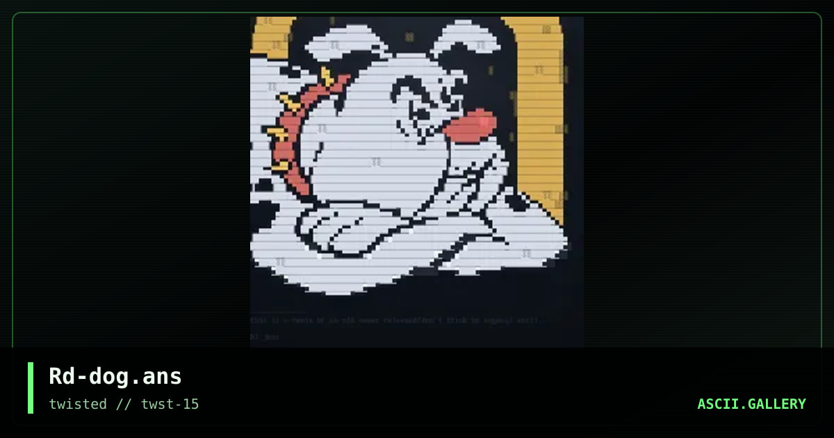 Rd-dog.ans, by red death, 1997