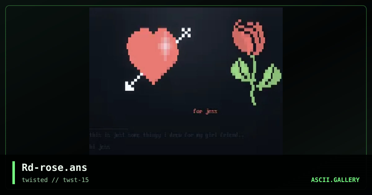 Rd-rose.ans, by red death, 1997