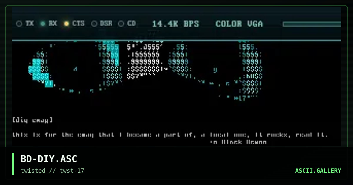 Do it yourself, by black demon, 1997